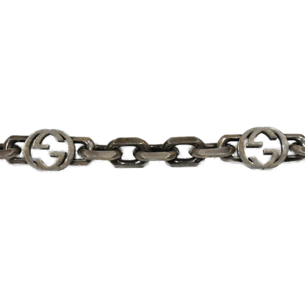 Gucci Interlocking Silver Bracelet - image 3